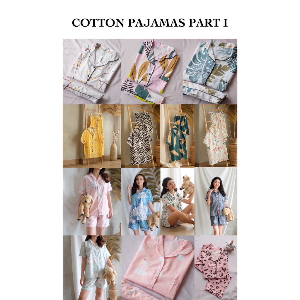 Cotton Pajamas - Baju Tidur Wanita part I