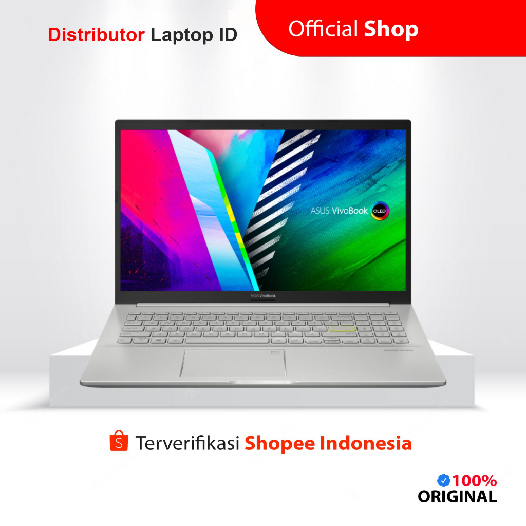LAPTOP ASUS VIVOBOOK ULTRA 15 K513EA / CORE i7 1165G7 / RAM 8GB 512GB SSD /  15 INCH FHD OLED / OHS WINDOWS 11 - CICILAN 0%