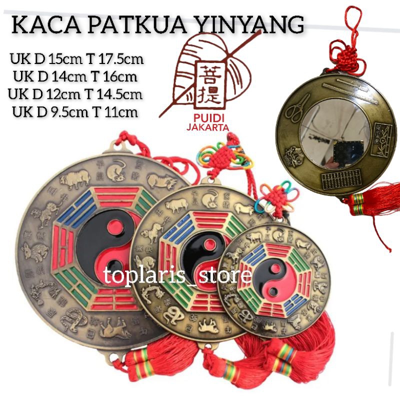 Kaca Yinyang / Kaca Patkua / Kaca Fengshui