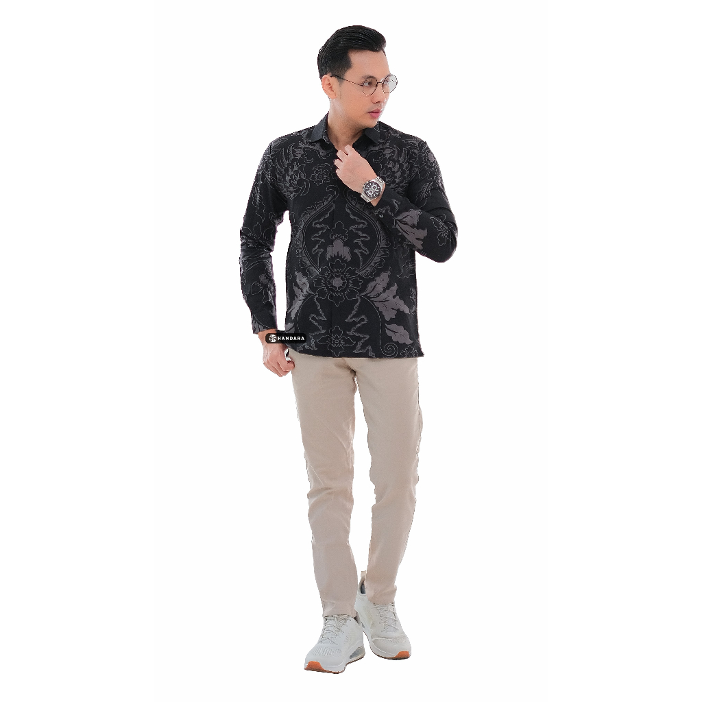 Handara Batik Pria Bhremasta Hitam HB-105