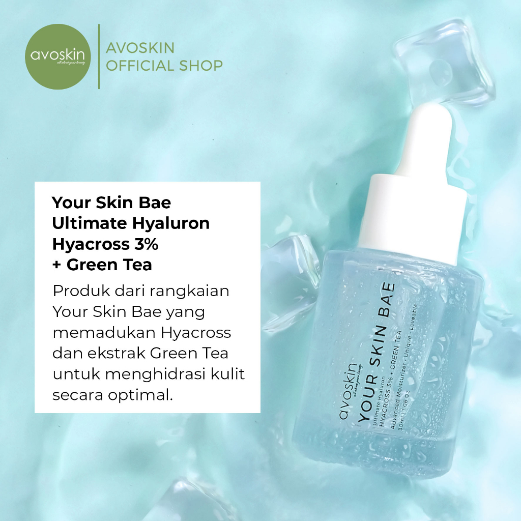 [CLEARANCE SALE] Avoskin Your Skin Bae Ultimate Hyaluron HYACROSS 3% + Green Tea (30ml) ED 04/25