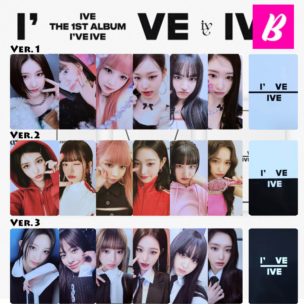 IVE I'VE ALBUM PHOTOCARD UNOFFICIAL