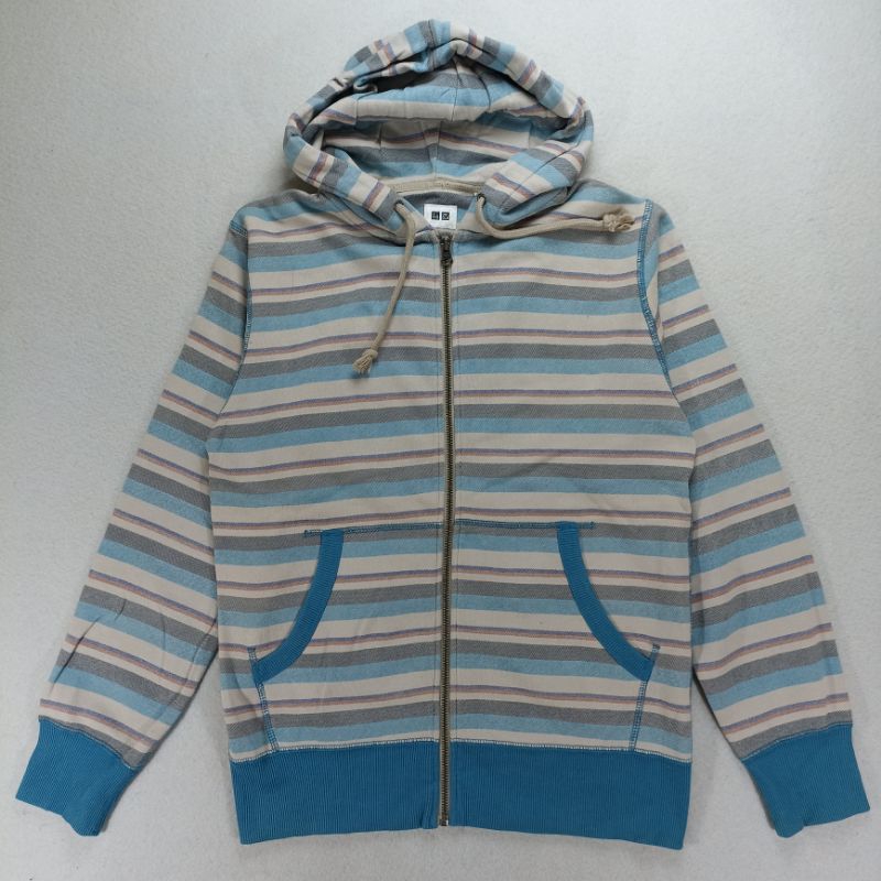Zip Hoodie Uniqlo Motif Size M