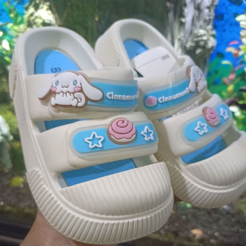 Sandal Slop Anak Perempuan Sandal Anak Ban 2 / Sandal Import Cinnamoroll Bahan Karet Eva