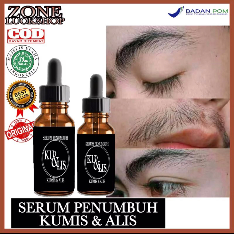 SERUM PENUMBUH KUMIS DAN ALIS ORIGINAL AMPUH PRIA/WANITA BPOM, Serum Penumbuh Kumis dan Alis Cepat P