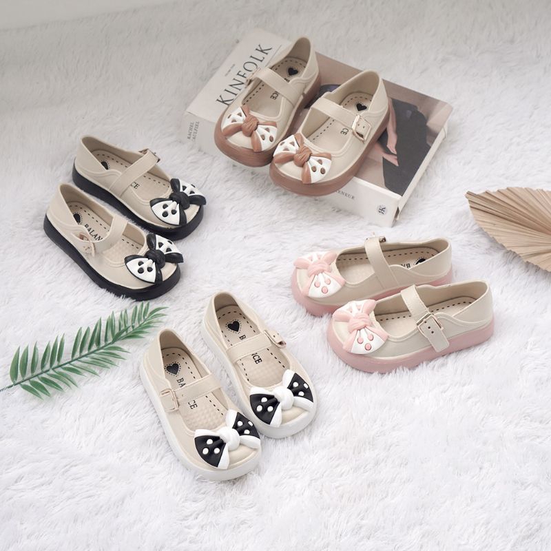 Sepatu Anak Perempuan Sepatu Flat Shoes Anak Sepatu Balet Import Motif Pita