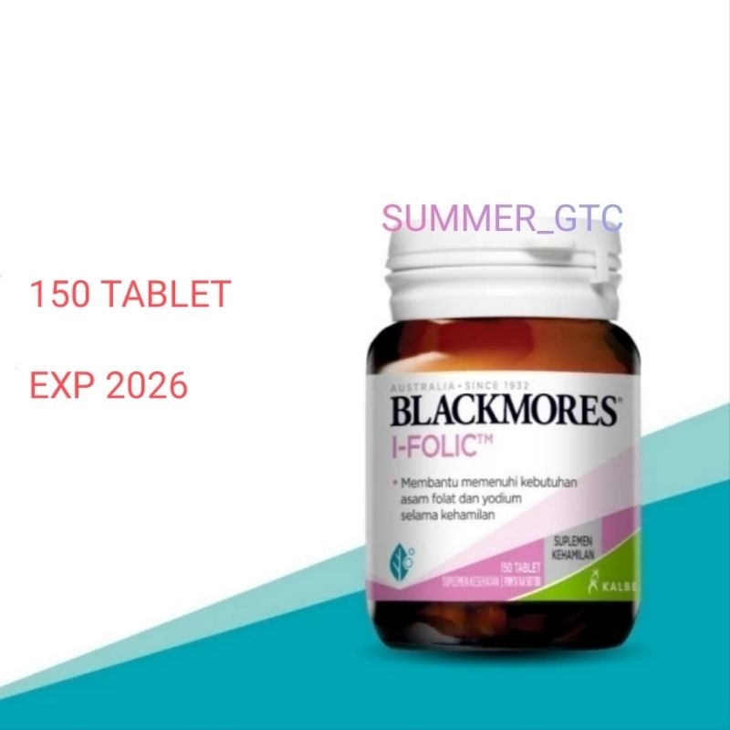 blackmores i-folic 150 tablet pregnancy i folic promil isi 150 tabs