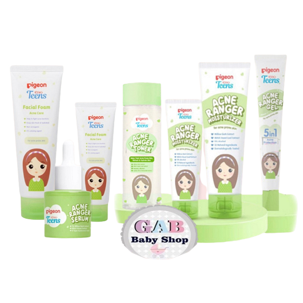 Pigeon Teens ACNE SERIES Facial Wash Acne Ranger Gel | Toner | Moisturizer Sunscreen SPF35/PA+++ Perawatan Jerawat