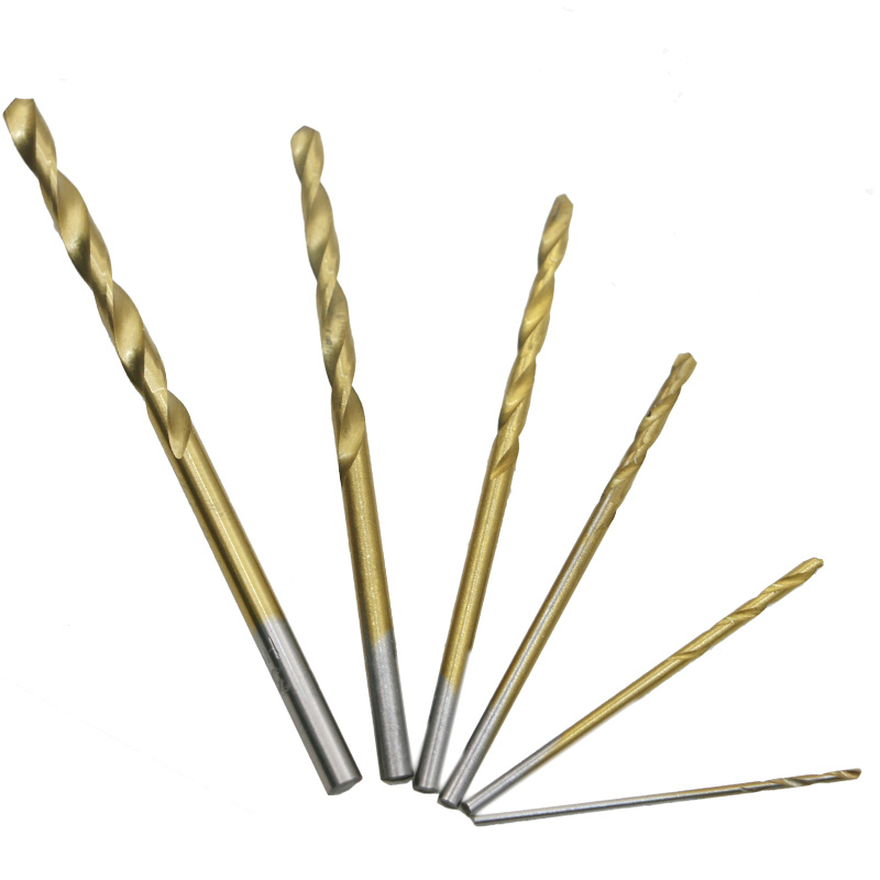 Mata Bor 1mm - 3.5mm Titanium Gold HSS 5pcs