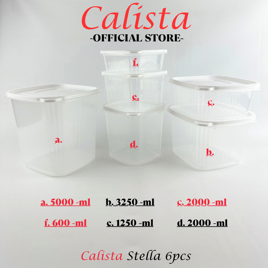 TOPLES SET CALISTA BENING FURANO PUTIH TRANSPARANT ISI 12PCS FOOD KONTAINER PREP CONTAINER KULKAS SET TEMPAT WADAH KOTAK PENYIMPANAN MAKANAN TOPLES KUE KERING LEBARAN 1 SET