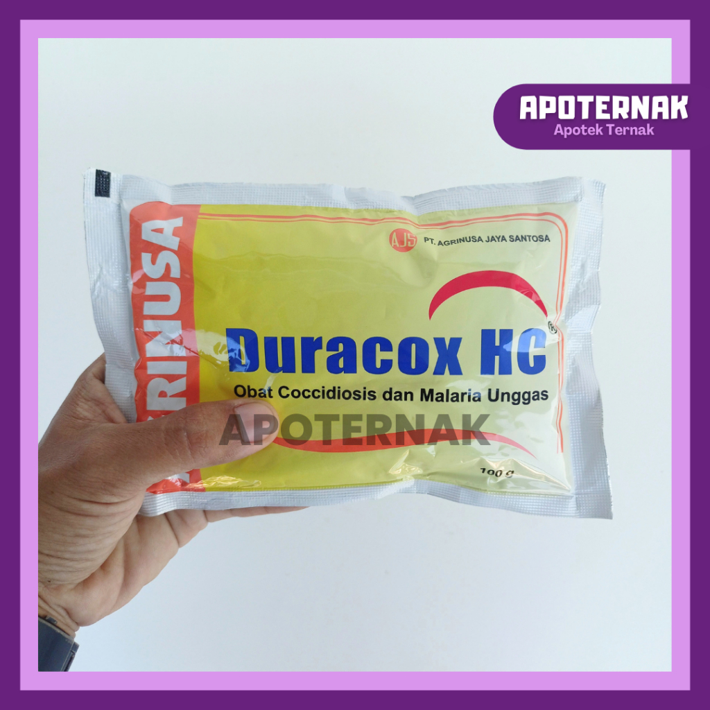 DURACOX HC 100 gr | Obat Koksi &amp; Malaria Pada Unggas Ayam Bebek Burung