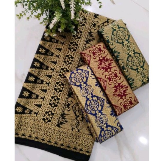Kain Batik Prada Pekalongan Motif Sarung Full 2 Ukuran 2 Meter Bahan Katun Prima