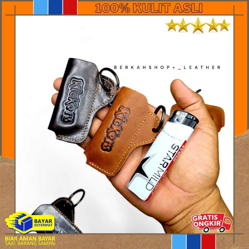 Sarung Korek Api Kulit Asli Gratis Korek Api