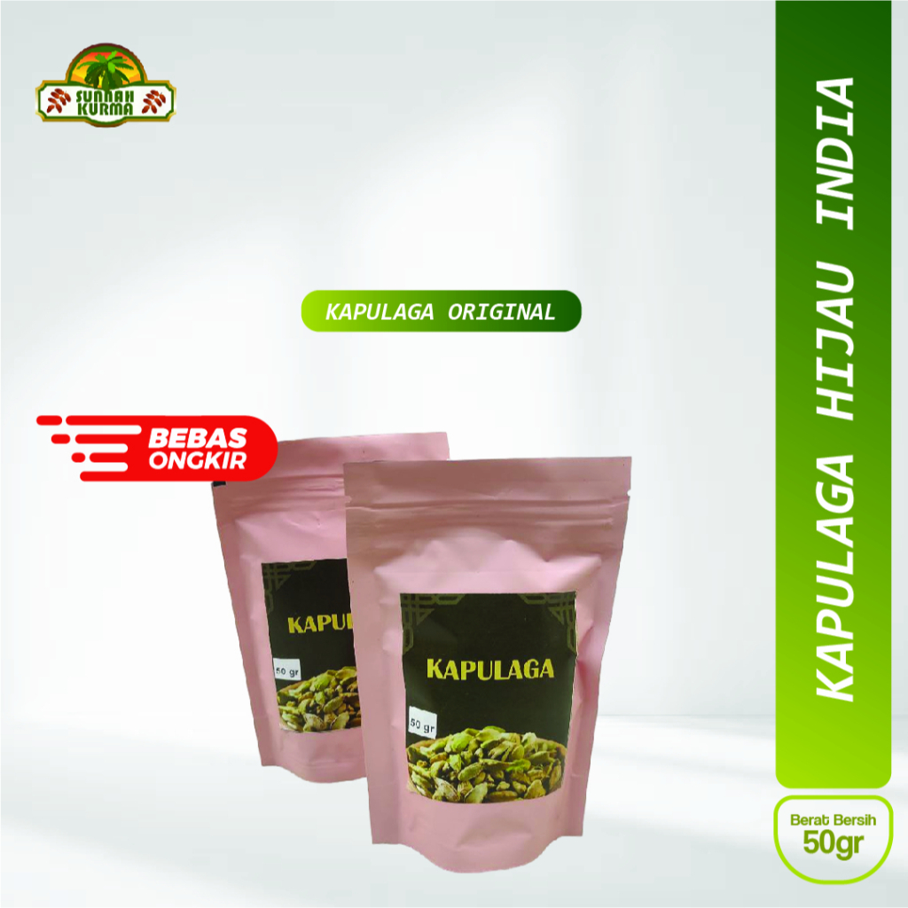 

Rempah Kapulaga Hijau - Whole Green Cardamom