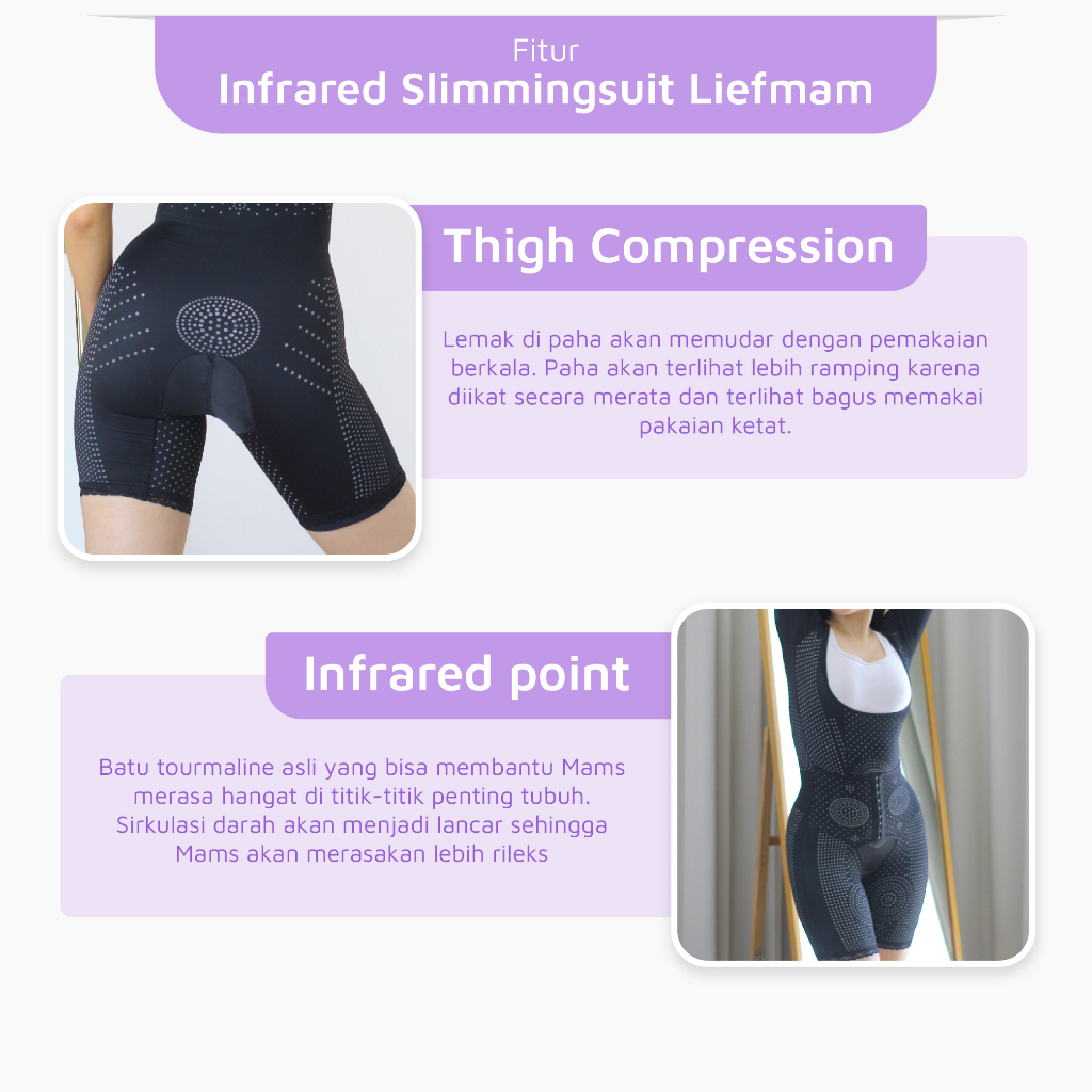 Liefmam Infrared Slimming Suit - Solusi Ramping Menyeluruh Dengan Nano Infrared Technology