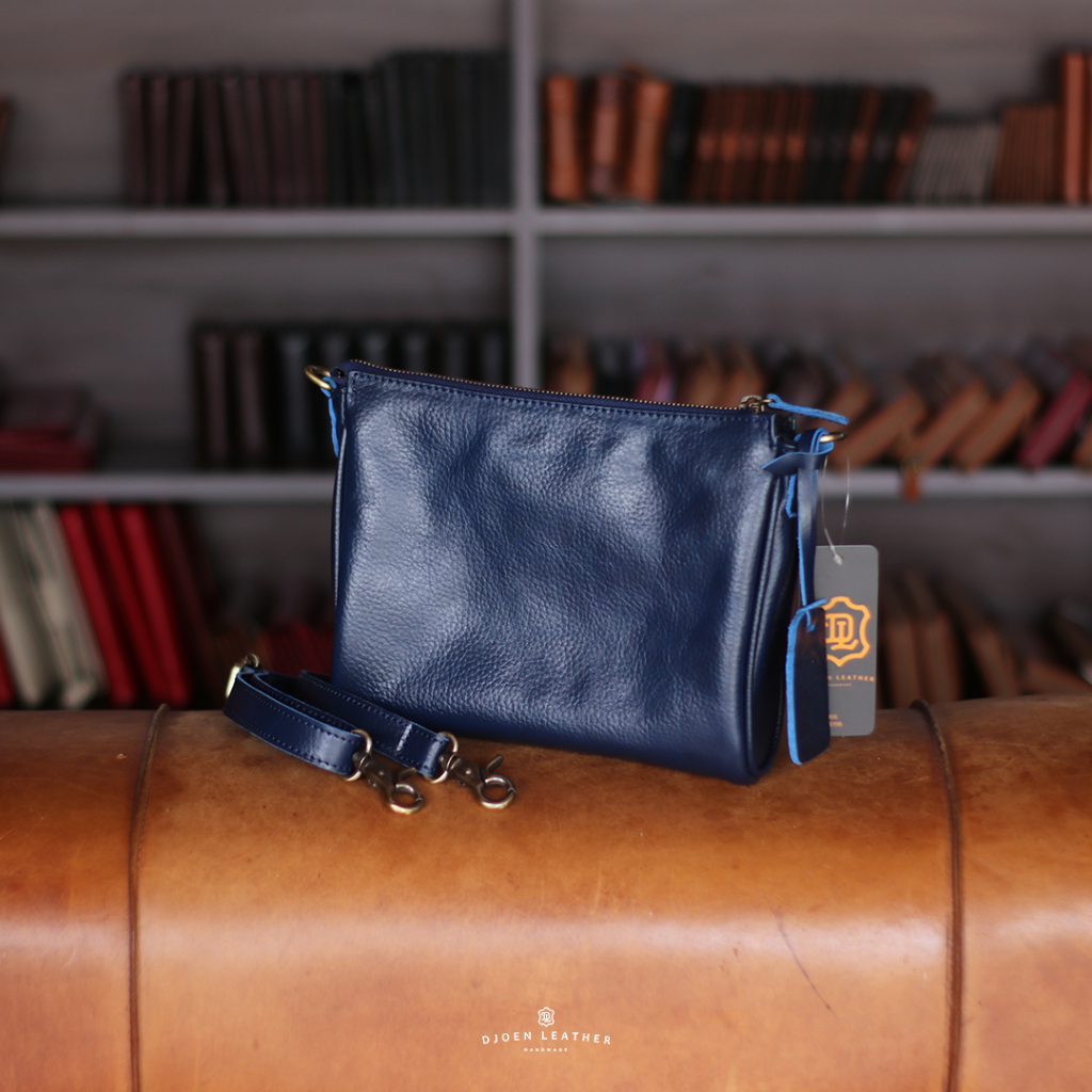 Tas selempang kulit 2in1 kekinian cynthia bag kekinian by djoen leather