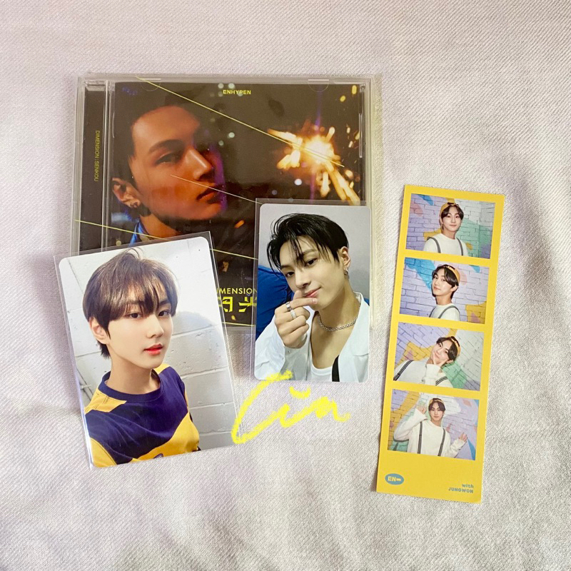 Jungwon membership kit MPC + Jay Soljack senkou Fullset // Enhypen official Photocard album