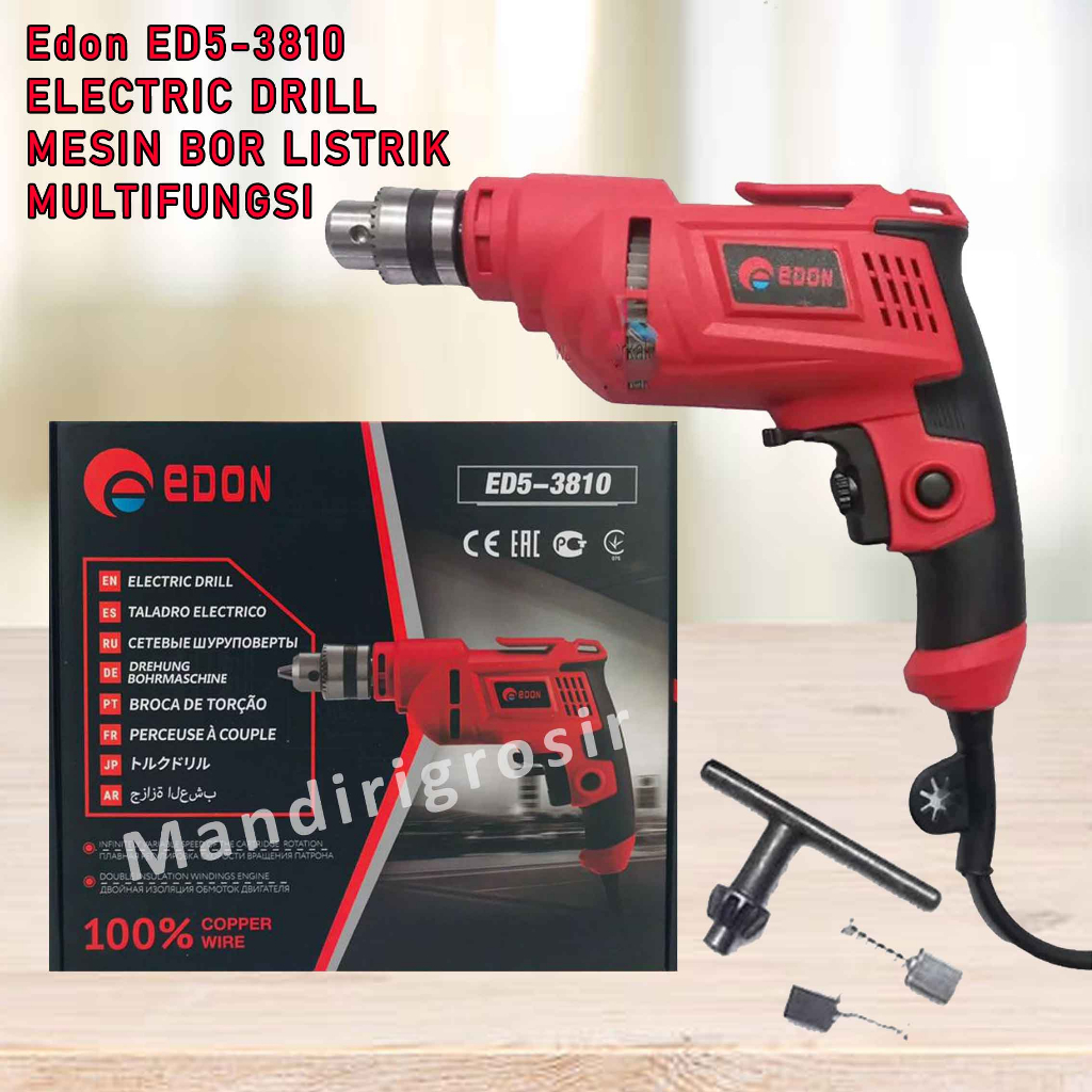 Electric Drill * Edon ED5-3810 * Mesin Bor Listrik * Mesin Bor Tangan