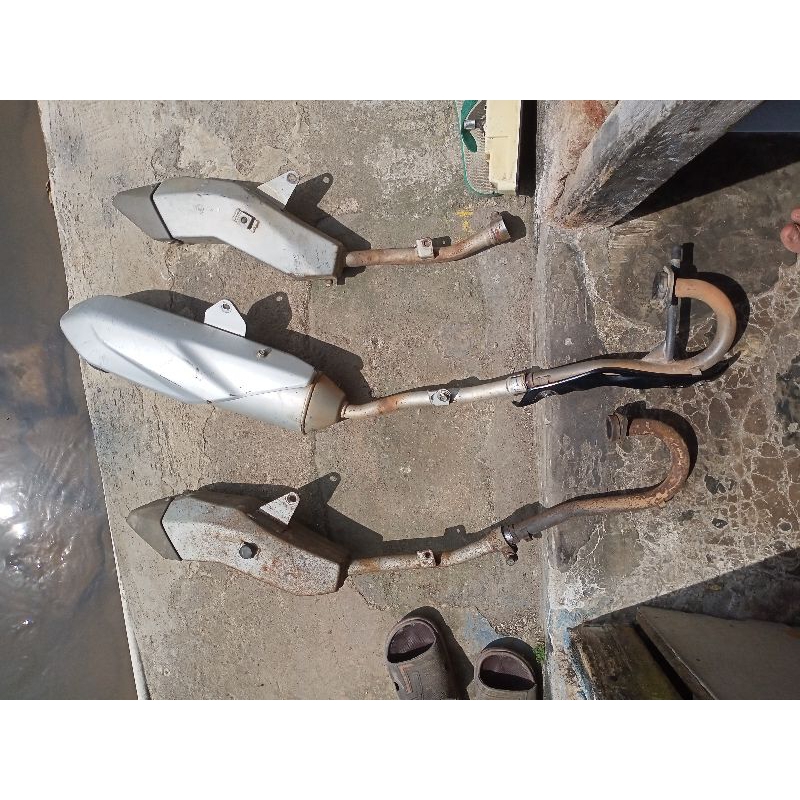 PROMO  knalpot klx bf, klx bg, klx L,  oryginal copotan