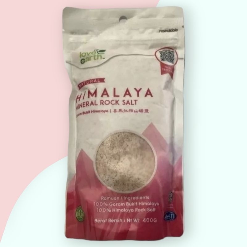 

Love Earth Himalaya Mineral Rock Salt 400g