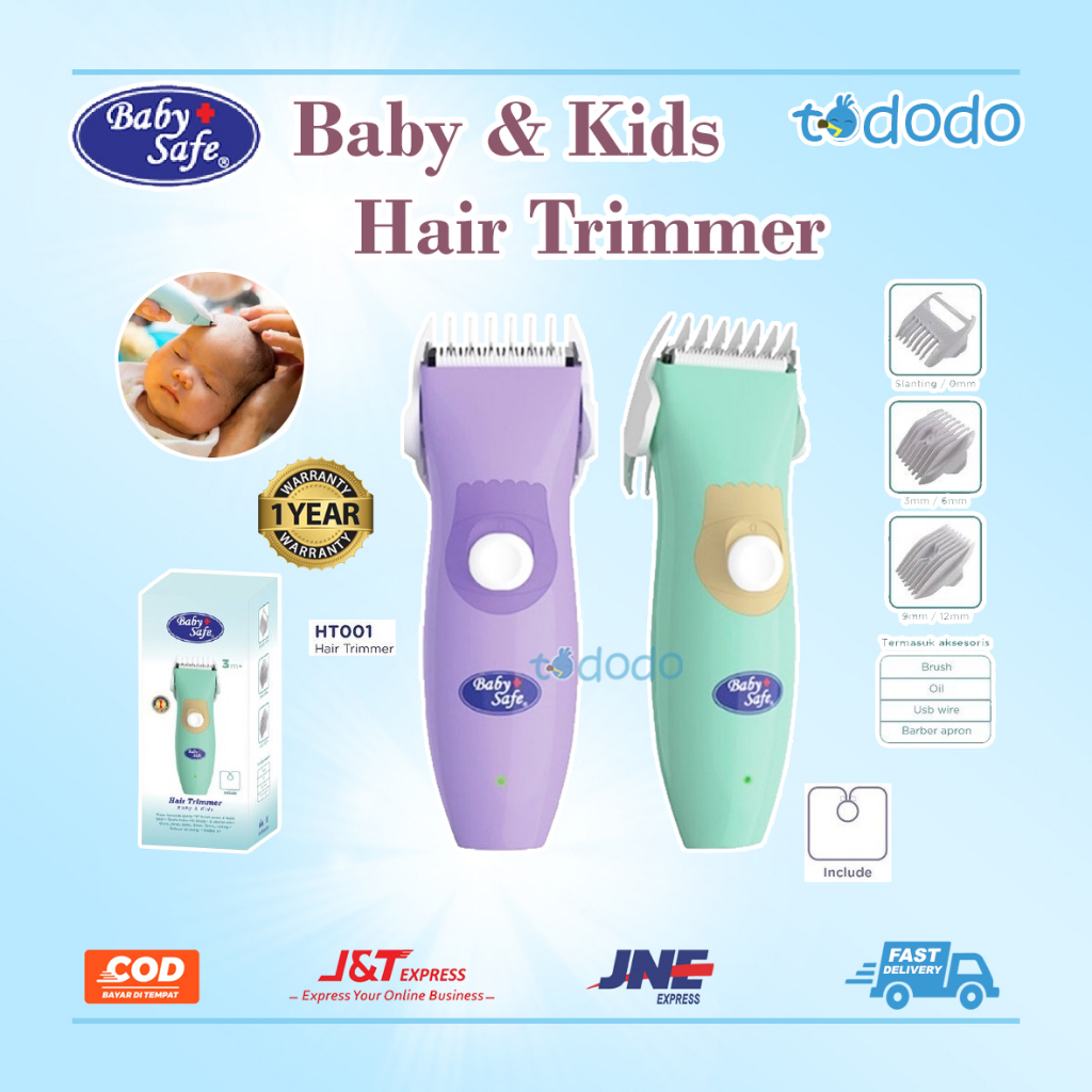 Hair Trimmer Baby Safe - Alat Cukur Rambut Bayi Ht001