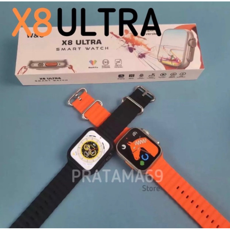 Watch X8 Ultra Smartwatch 49mm NFC Heartrate Spo2
