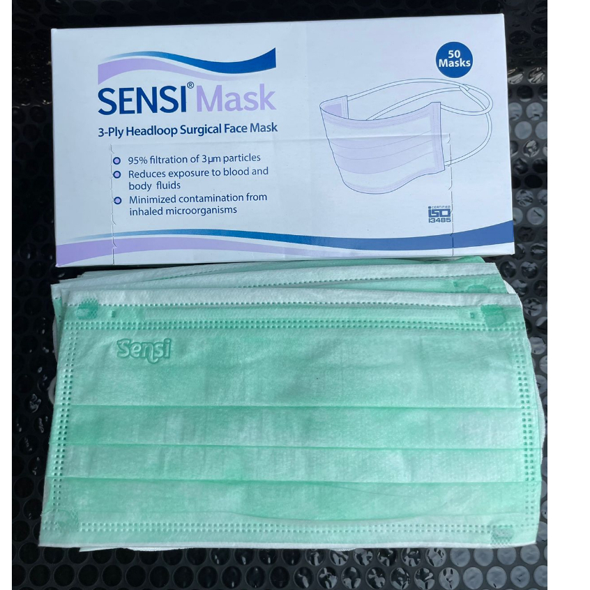 Masker Sensi Headloop Hijab Isi 50 Pcs Original