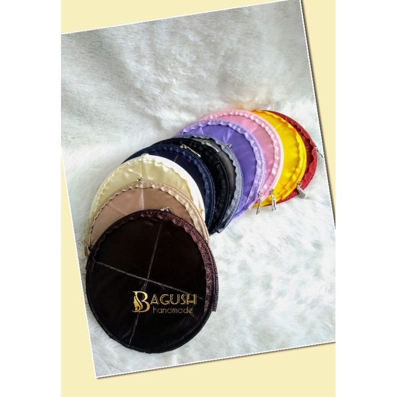 inner tas rajut bulat tanpa alas