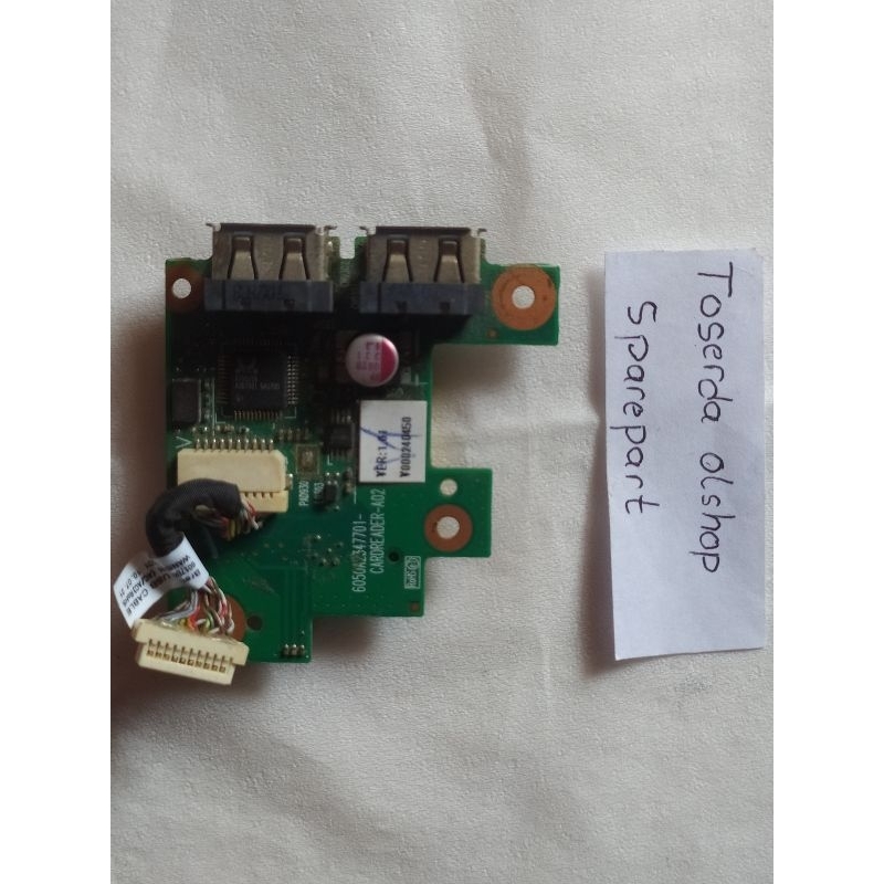 USB Board port USB card reader IO Toshiba Satellite L630 L635