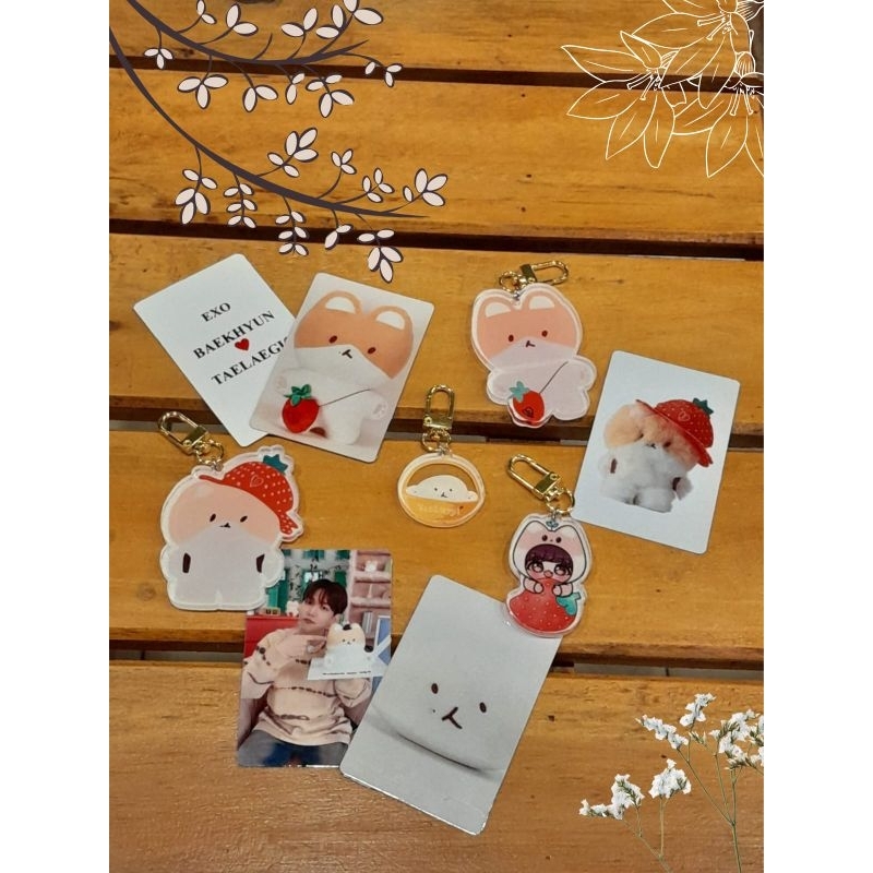 TEOLAEGI BAEKHYUN KEYRING dan KEYRING CHANYEOL