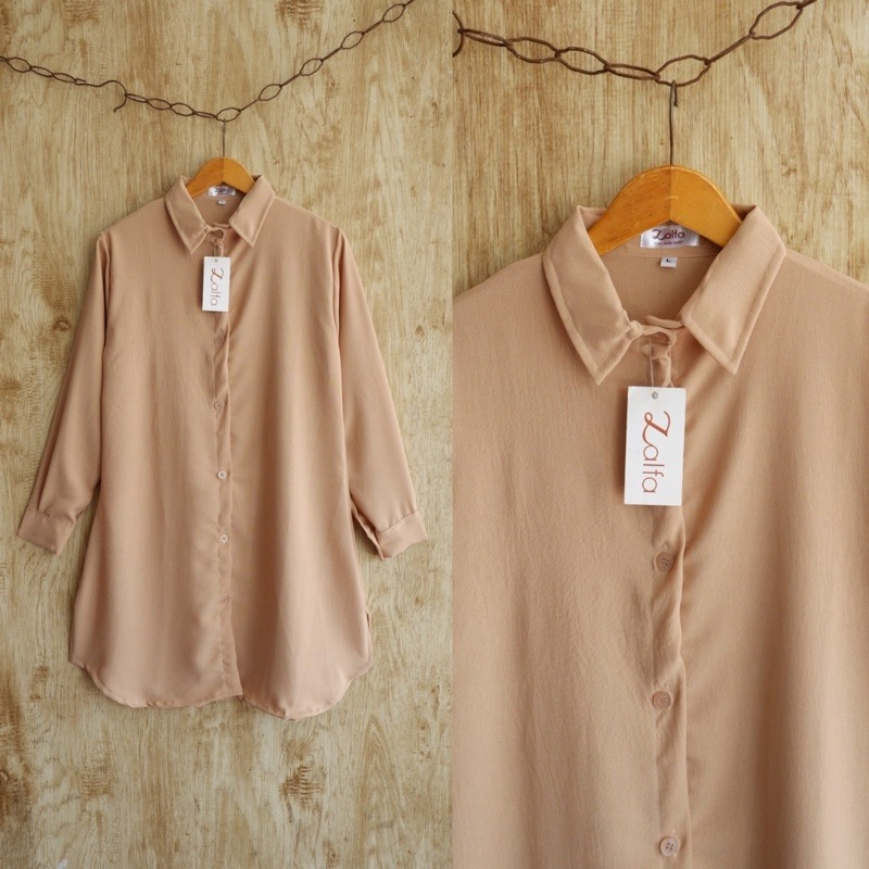 Atasan Wanita crincle airflow/ Baju atasan Adina zalfa/Tunik Wanita/kemeja wanita