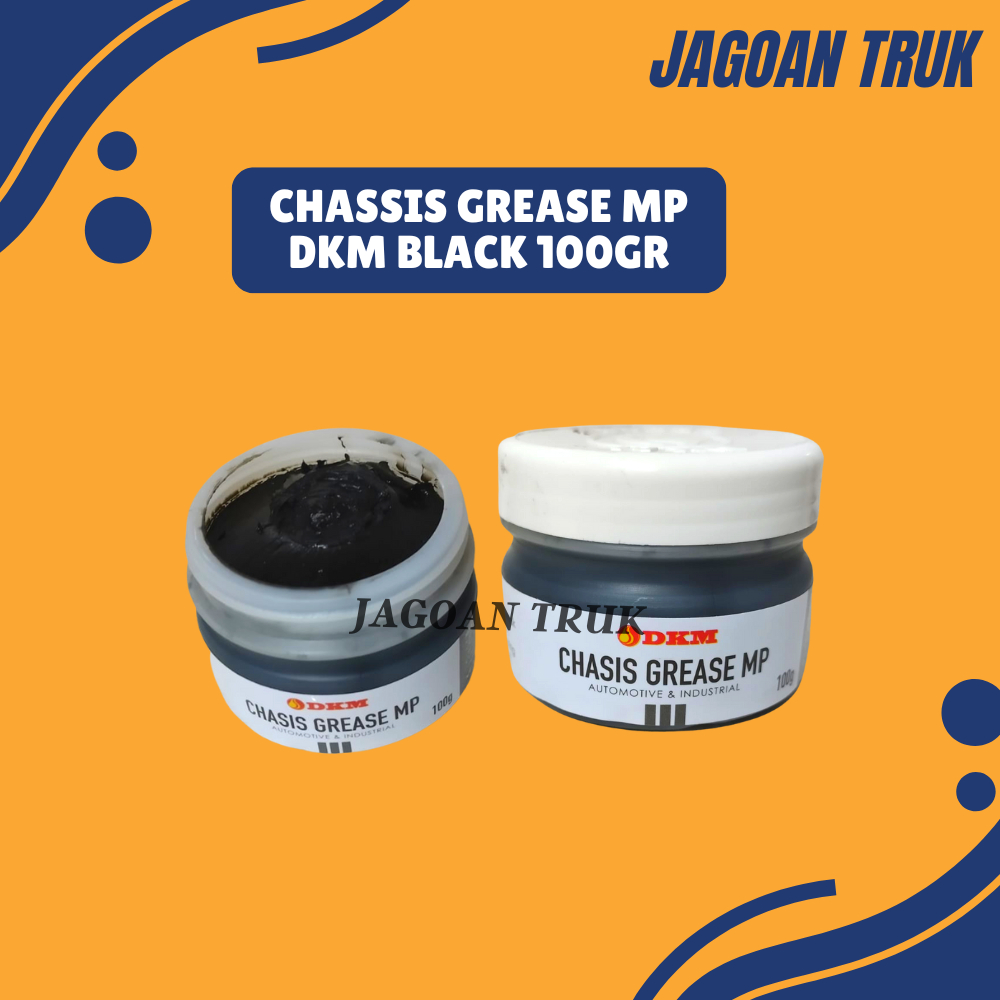 Grease DKM Hitam/Black MP/Gemuk Chasis/Grease DKM /Stemplet Black 100g