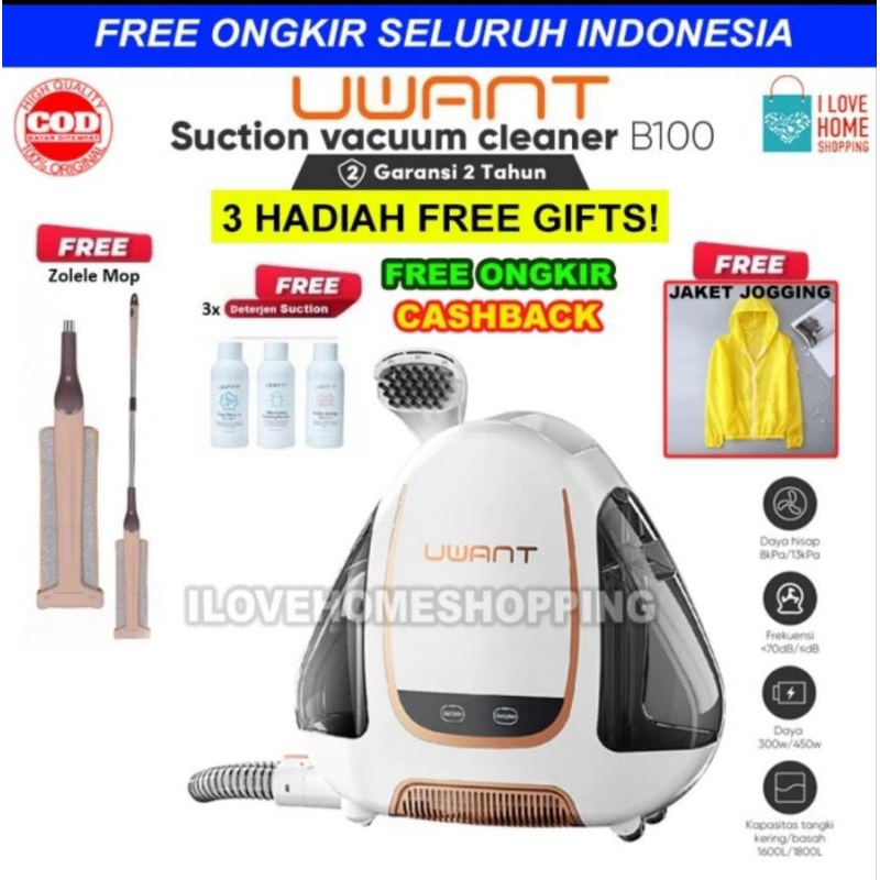 

Uwant B100 vacuum cleaner vacum penyedot debu