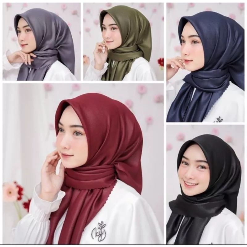 HIJAB SHINAR GLAMOUR POLOS SEGI EMPAT | HIJAB SHINAR LASER PREMIUM