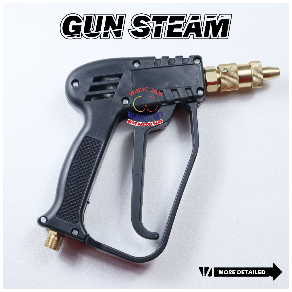 GUN STEAM UMUM | STANG STEAM | PISTOL STEAM | GUN JET CLEANER | GUN STEAM PENDEK | TEMBAKAN STEAM