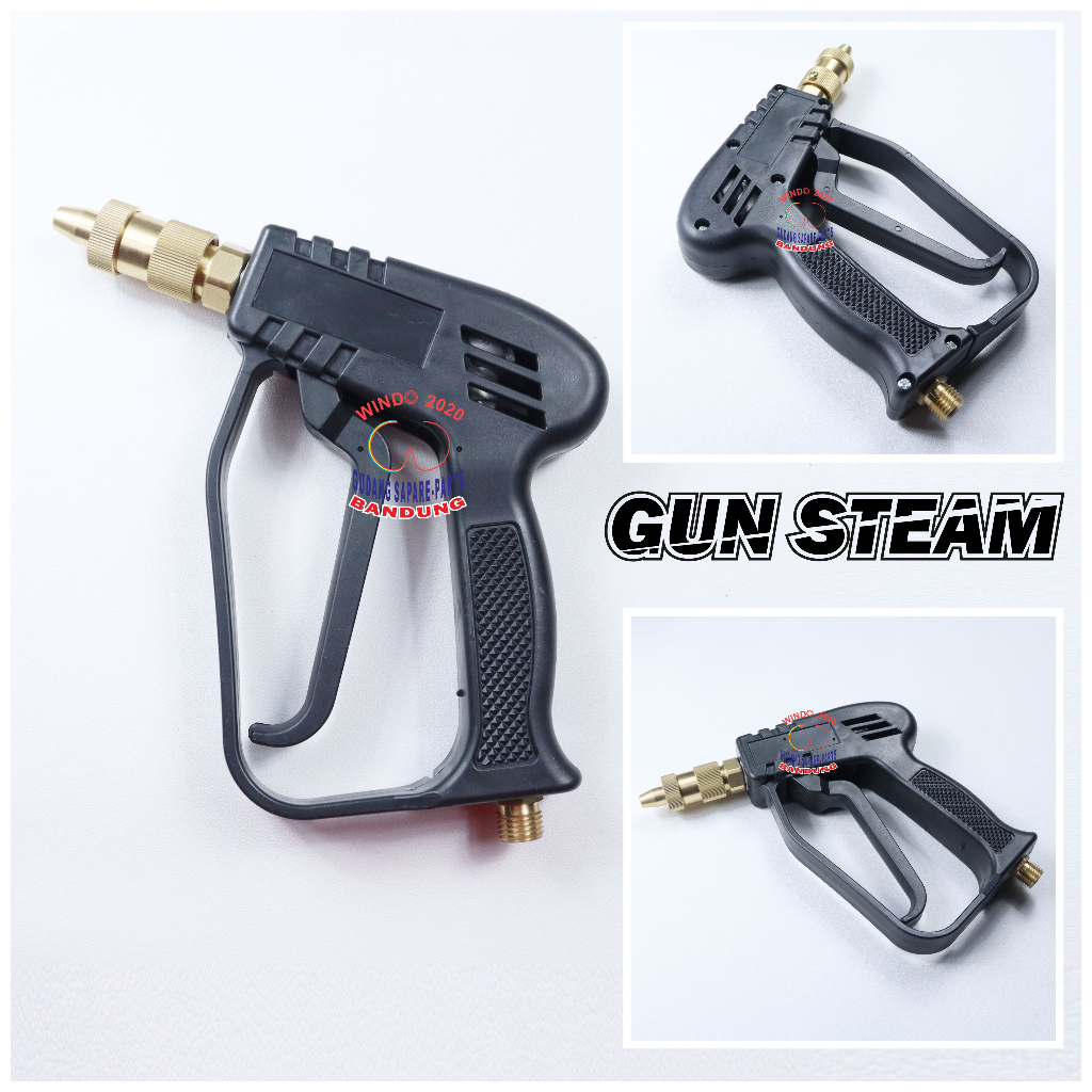 GUN STEAM UMUM | STANG STEAM | PISTOL STEAM | GUN JET CLEANER | GUN STEAM PENDEK | TEMBAKAN STEAM