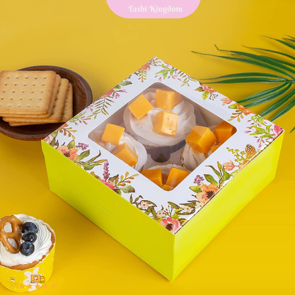 Kotak Kemasan Kue Donat Kue Bulan Hadiah Ulang Tahun Kotak Kado Ultah kotak mika kue