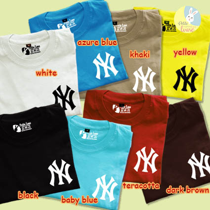 Kaos Anak Sekolah Cowok Cewek Unisex N-Y New York Y4nk33 Lembut Bagus Tas Sablon Distro Umur Usia 3 