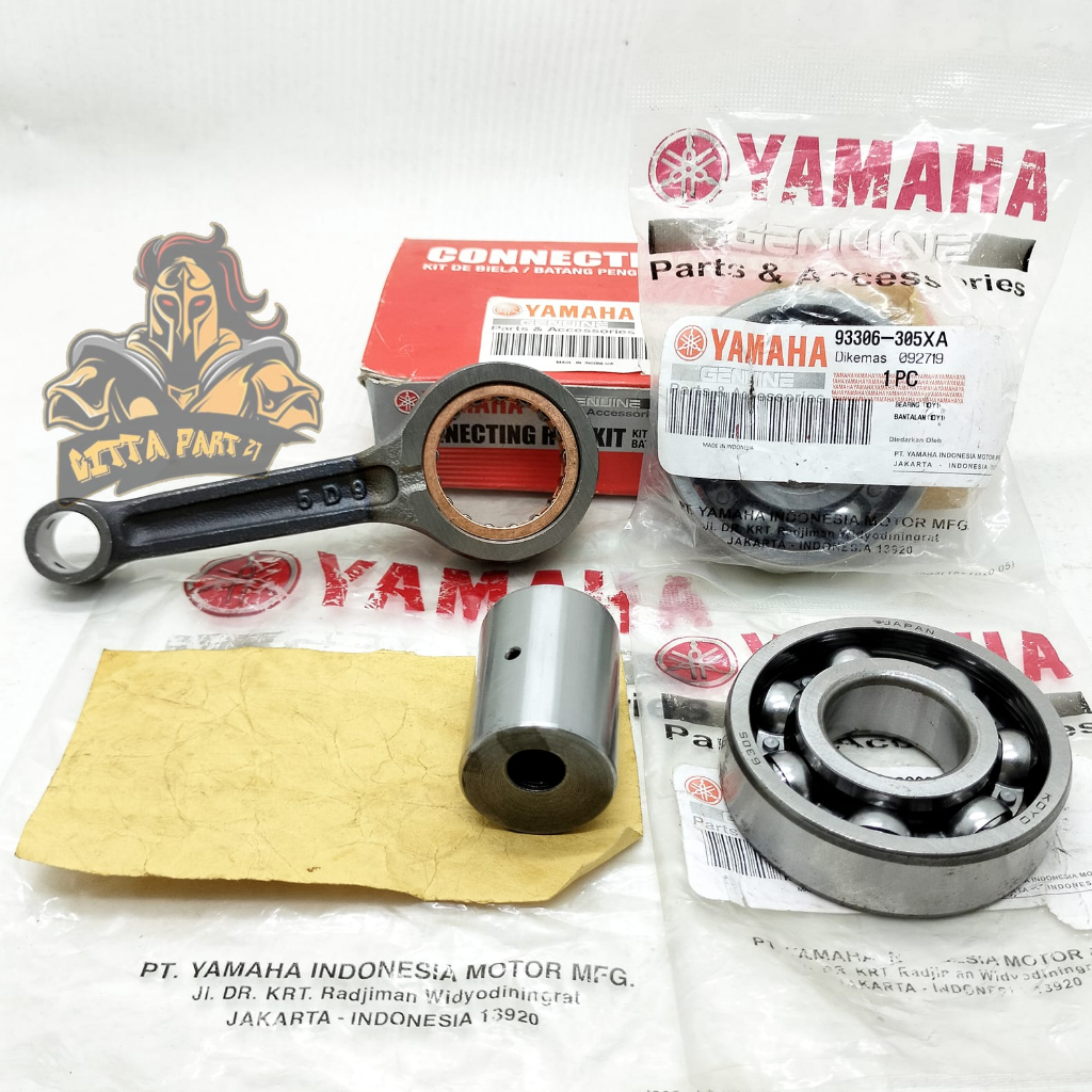 ORIGINAL STANG SEHER SET PLUS BEARING KIRI KANAN 2 PICS 6305 ASLI ORIGINAL YAMAHA KUALITAS ASLI ORIGINAL YAMAHA YGP PRESISI TINGGGAL PASANG DAN DIJAMIN AWET VEGA ZR VEGA RR JUPITER Z ROBOT JUPITER Z NEW