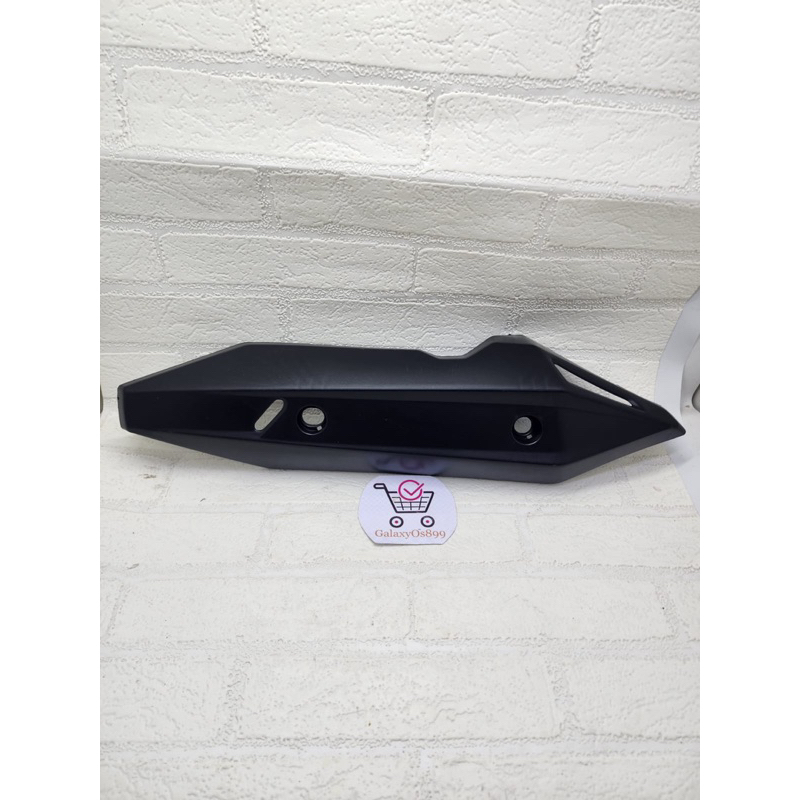 Cover Knalpot Karbon Vario 150 New 2018 Tutup / Pelindung Knalpot Vario 150 Variasi Karbon dan Hitam