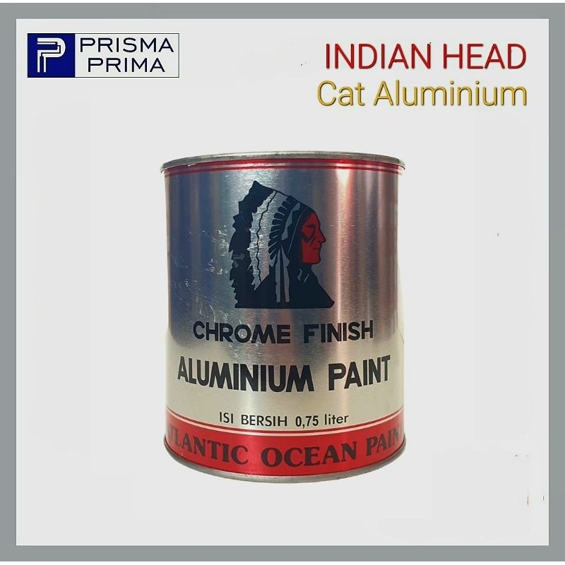 Cat Aluminium Paint INDIAN HEAD Chrome Silver Finish