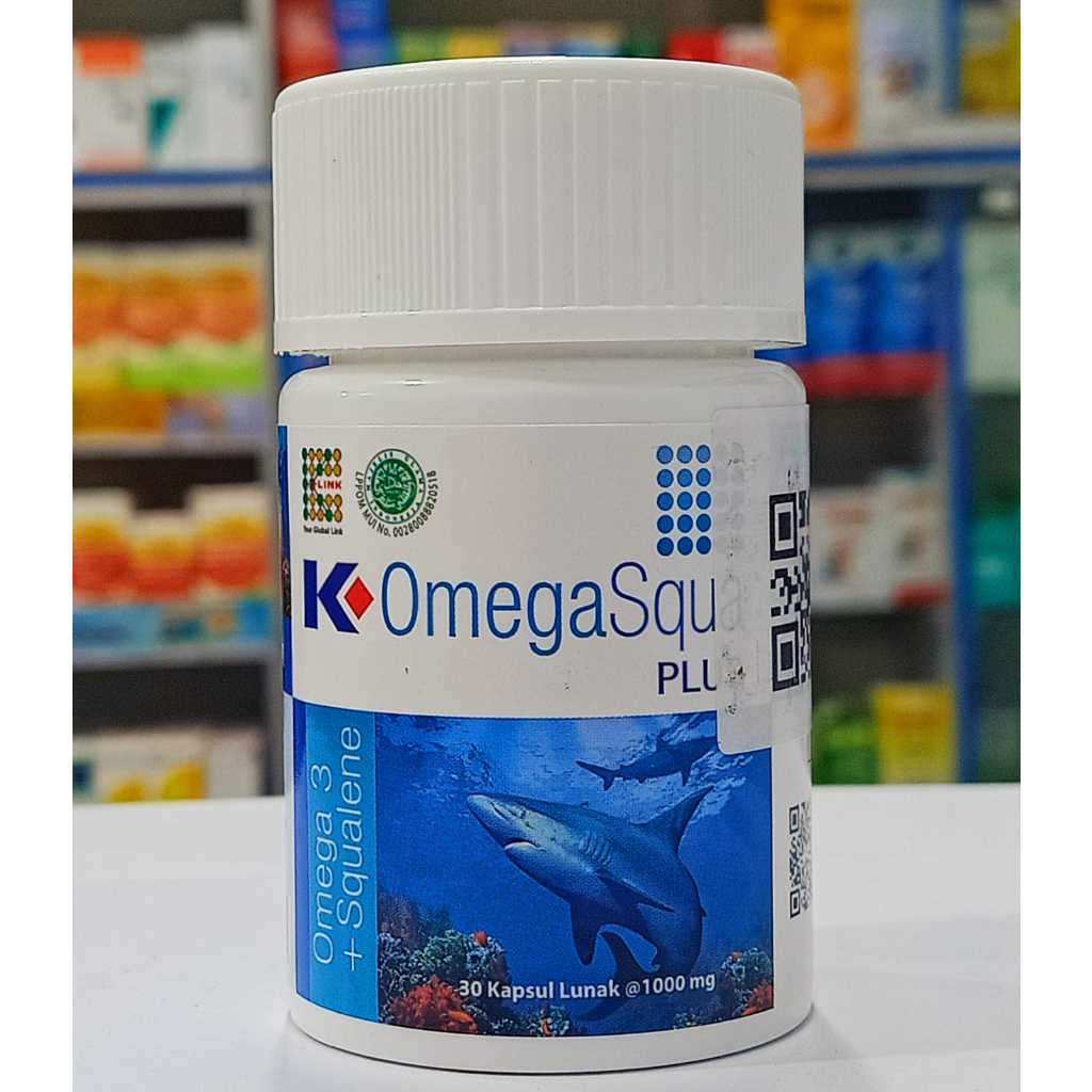 K-Omega Squa Plus Isi 30 Kapsul - Ekstrak Ikan Gabus