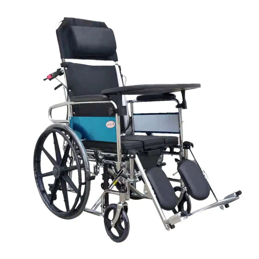 AVICO - KURSI RODA 4IN1 SIWA BISA COMMODE BISA BARING KURSI RODA 4IN1