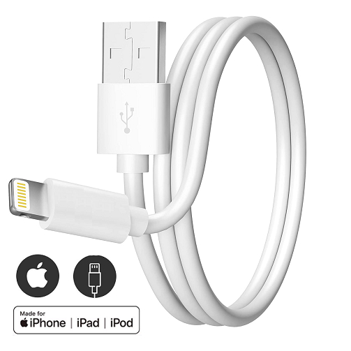 USB Cable For iPhone Charging 2.4A Kabel Charger Lightning Apple Multiple Strands TPE 1 Meter