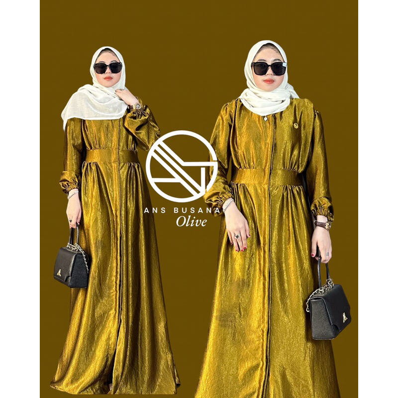 IZZATI DRESS SHIMER SERIES BY ANS BUSANA / gami wanita muslimah