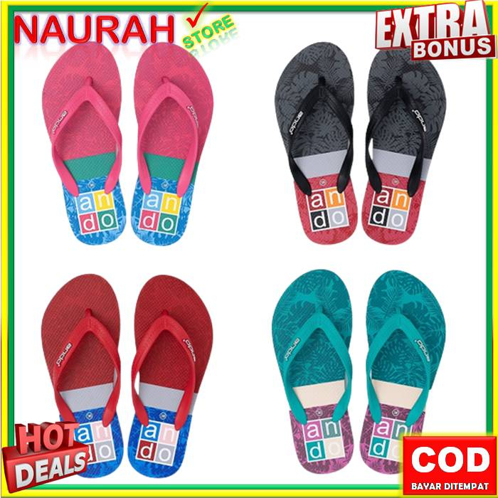 Sendal Jepit Ando Alegria Original Kualitas Import Model Terbaru Aneka Warna Sandal Wanita