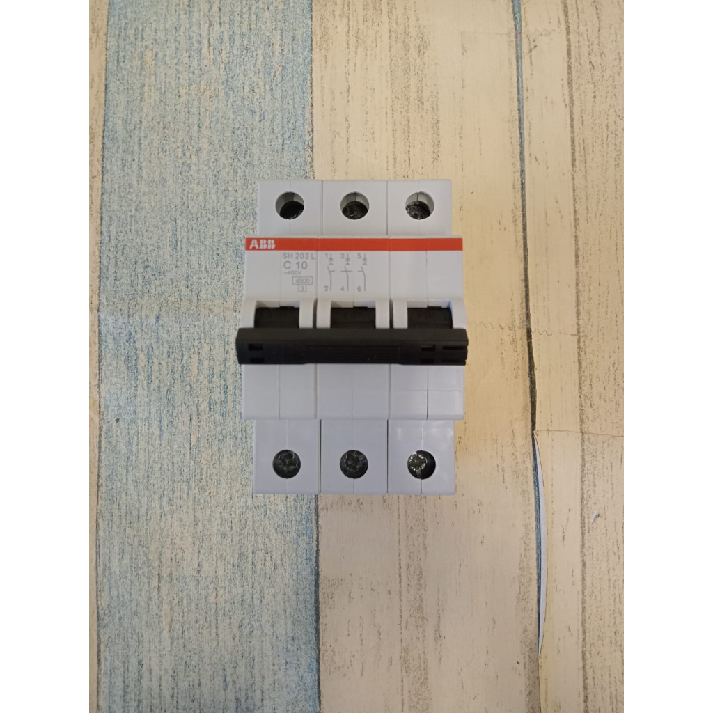 ABB MCCB MCB 3 Pole Phase 10A Original
