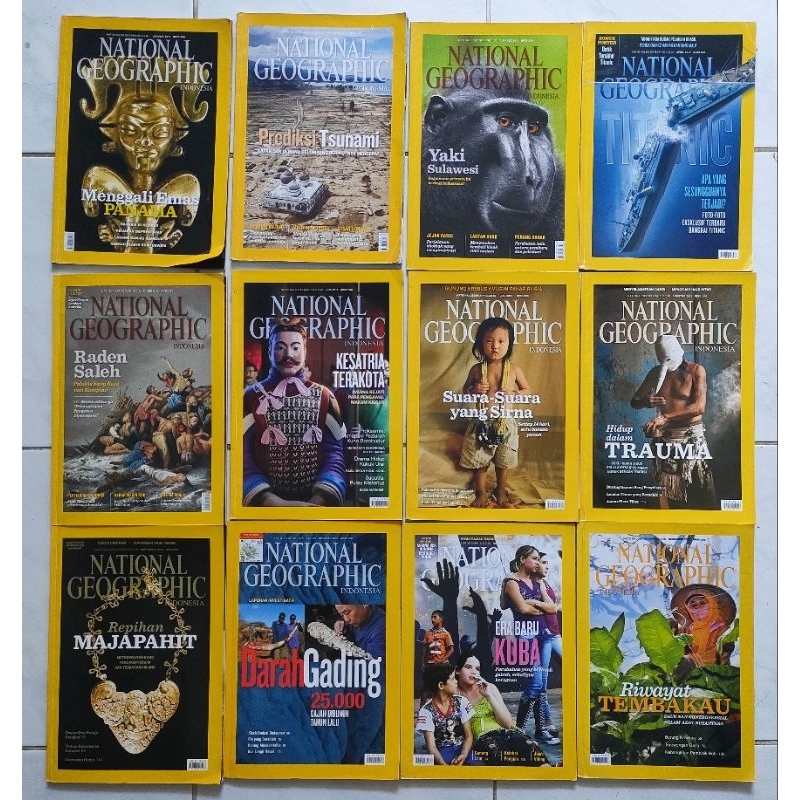 

Majalah National Geography Tahun 2011-2013