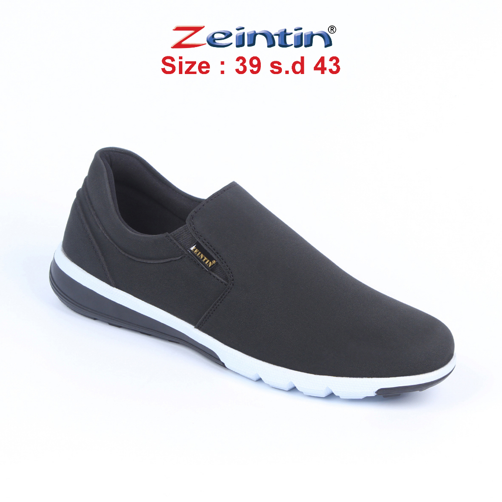 Zeintin - Sepatu Slip On Sneakers Pria Kasual Sepatu Santai Kasual Pria Zeintin Original BJ