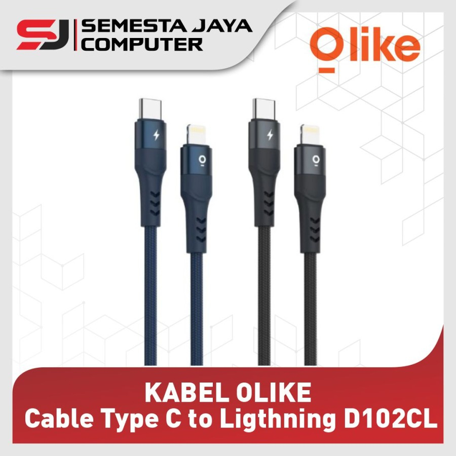 Olike Braided Cable Type C to Ligthning D102CL